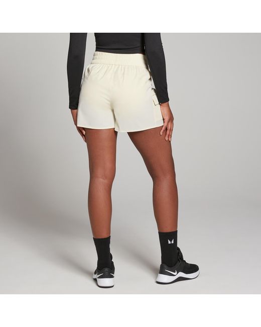 Mp White Double Layer Shorts