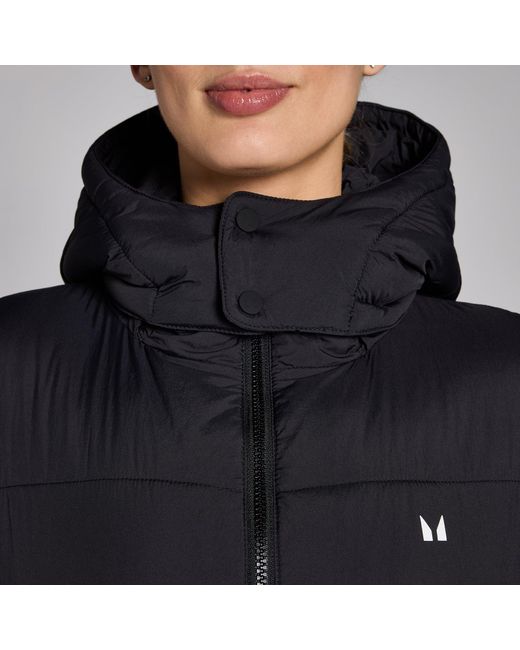 Mp Black Long Padded Puffer Jacket