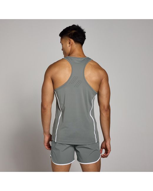 Mp Gray Teo Binding Vest for men