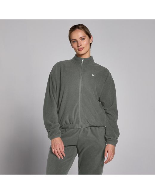 Mp Gray Zip Through Fleece Jacket