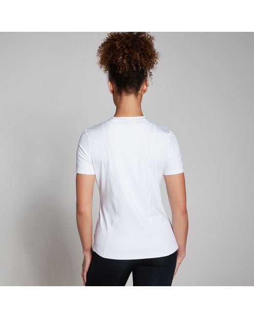 Mp White Training Short Sleeve T-shirt