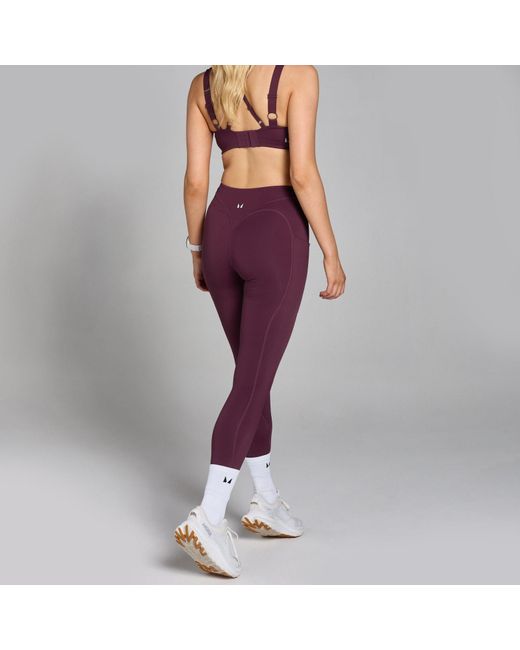 Mp Purple Velocity Pocket Leggings