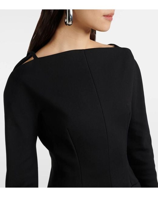 Sportmax Black Dakar Minidress