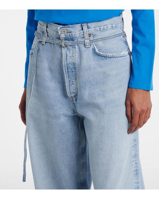 Jean Ample Emmi Agolde en coloris Blue