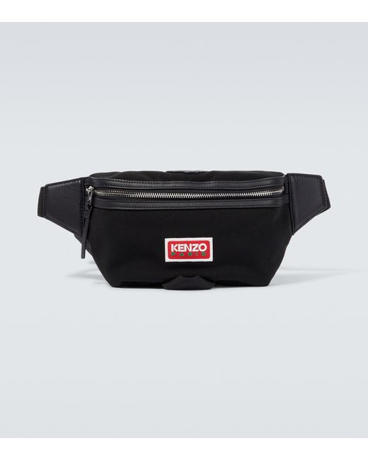 KENZO Explore Canvas Belt Bag in Black for Men Lyst