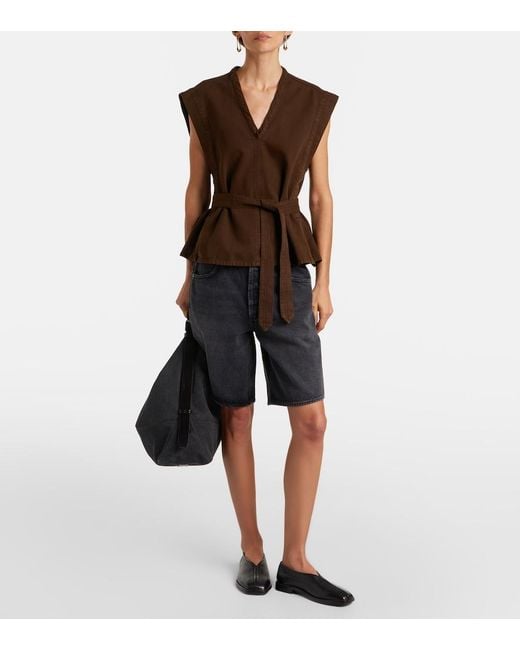 Citizens of Humanity Blue Ayla Denim Bermuda Shorts