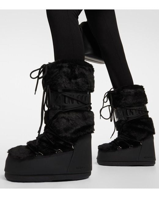 Moon Boot Black High Boot Ecopier