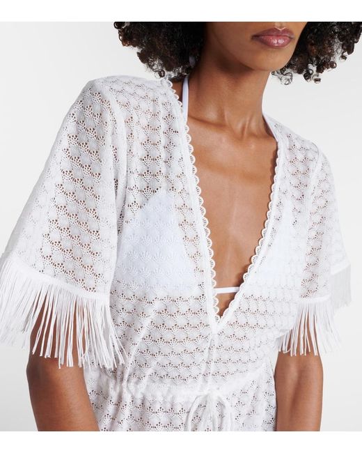 Melissa Odabash White Kaftan Phoebe