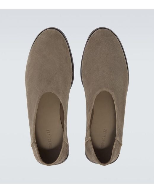Fear Of God White Suede Loafers for men