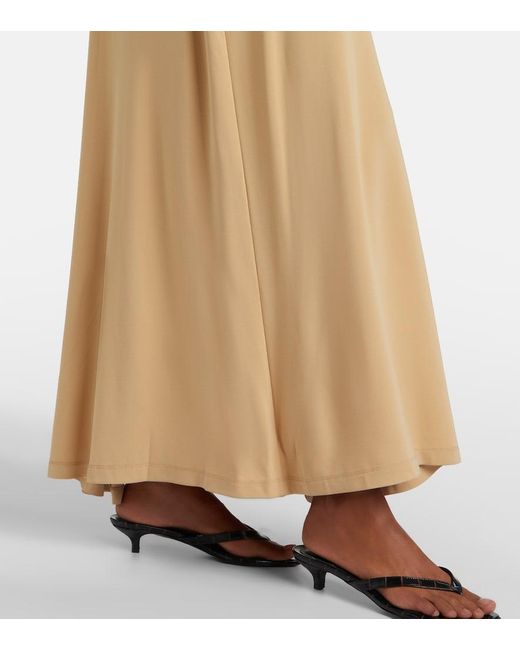 Totême Metallic Jersey Maxi Dress