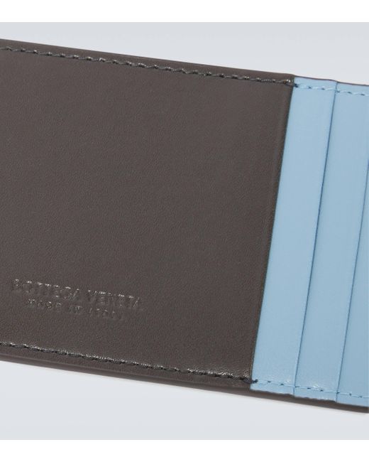 Porte-cartes Cassette en cuir Bottega Veneta pour homme en coloris Gray