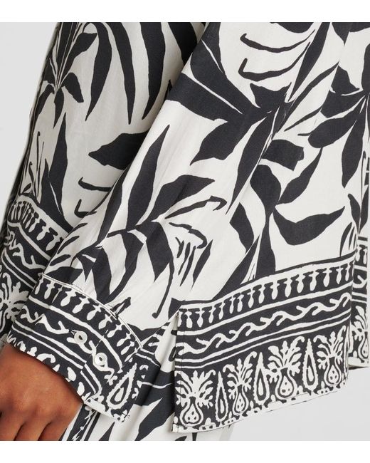 Velvet Black Sienna Printed Shirt