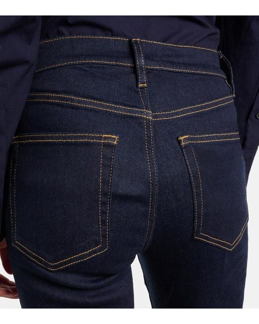 FRAME Blue Le High Flare Flared Jeans