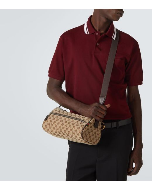 Borsa A Tracolla Small di Gucci in White da Uomo
