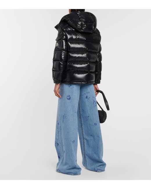 Moncler Black Maire Hooded Quilted Jacket