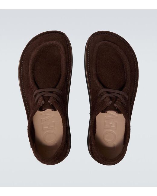 Loewe Desert Boots Faro Aus Veloursleder in Brown für Herren