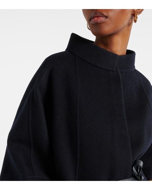 Loro Piana Blue Salzburg Cashmere Cape