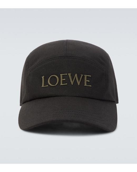 Loewe Baseballcap Aus Baumwoll-Drill in Black für Herren
