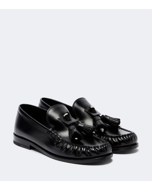 Christian Louboutin Black Rochelle Leather Loafers