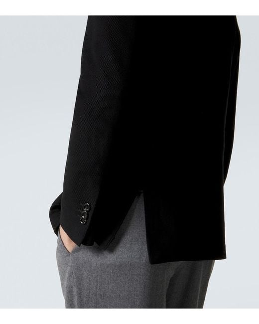 Lardini Black Cotton Blazer for men