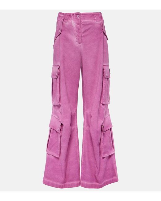 Dolce & Gabbana Pink Cargo Trousers