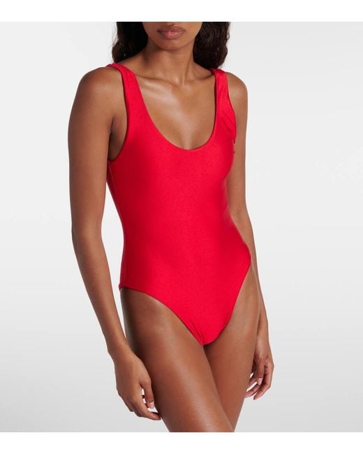 JADE Swim Red Contour Swimsuit