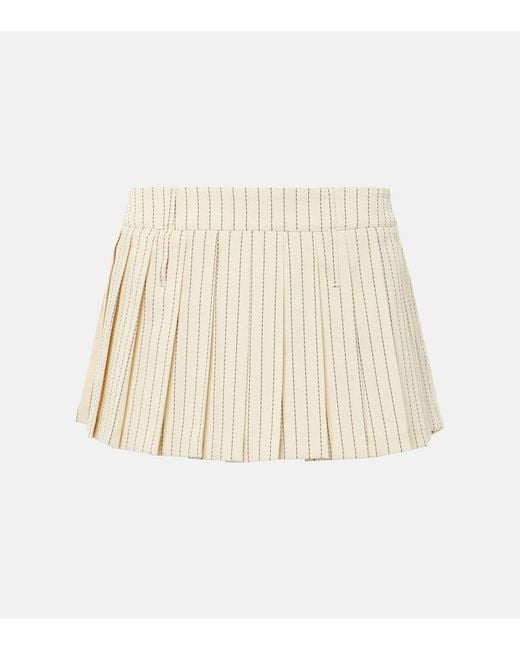 Frankie Shop Natural Minirock Blake Aus Twill