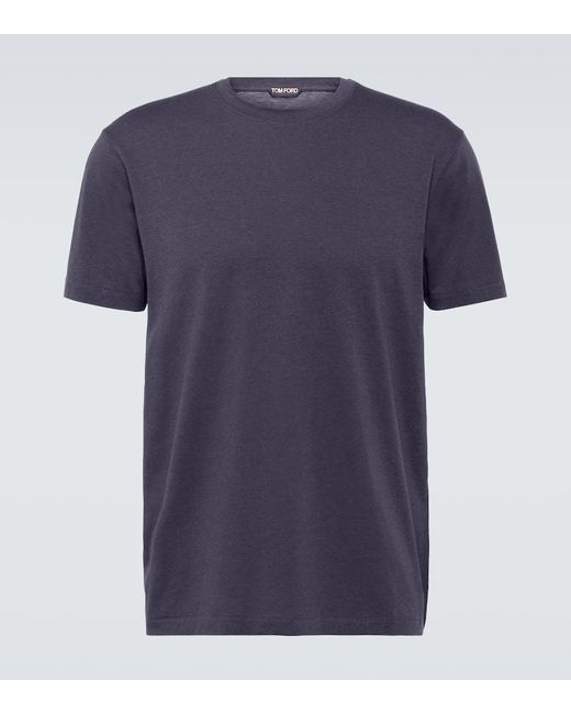 Tom Ford T-Shirt aus Jersey in Blue für Herren