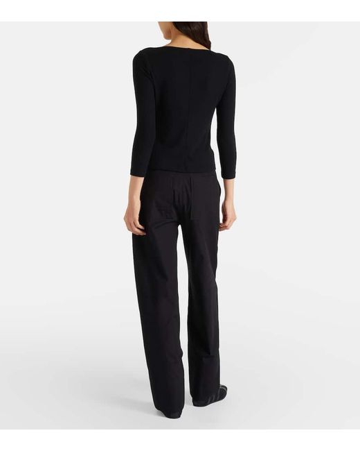 Top Lauren Leset en coloris Black