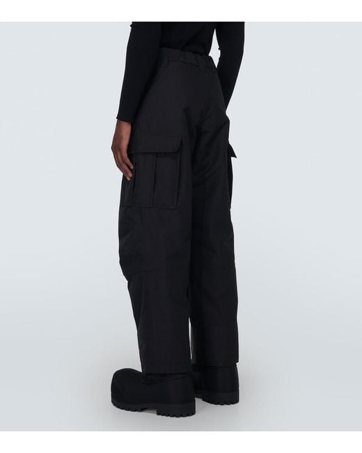 Balenciaga Black 3B Sports Icon Ski Cargo Pants for men