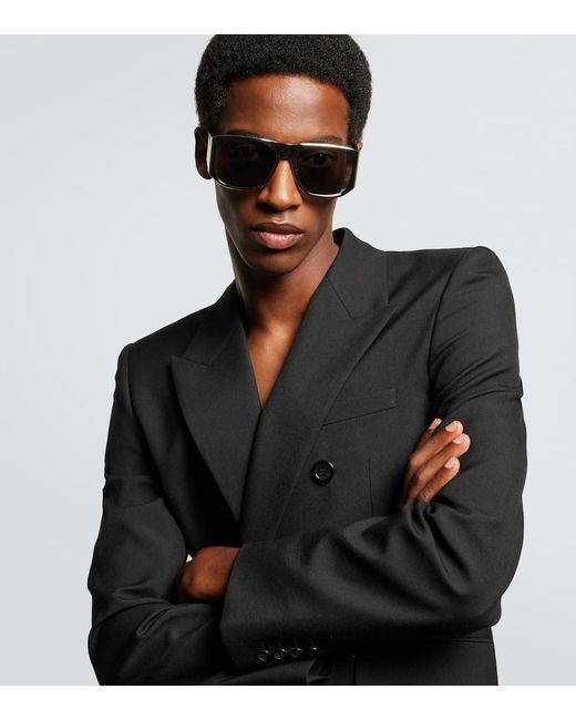 Saint Laurent Eckige Sonnenbrille Sl 636 in Gray für Herren