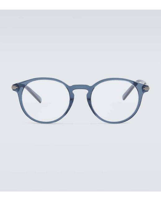 Dior Runde Brille DiorBlackSuitO R6I in Blue für Herren