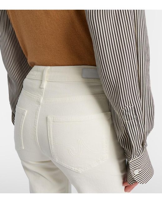 AG Jeans White Tropea Flared Jeans
