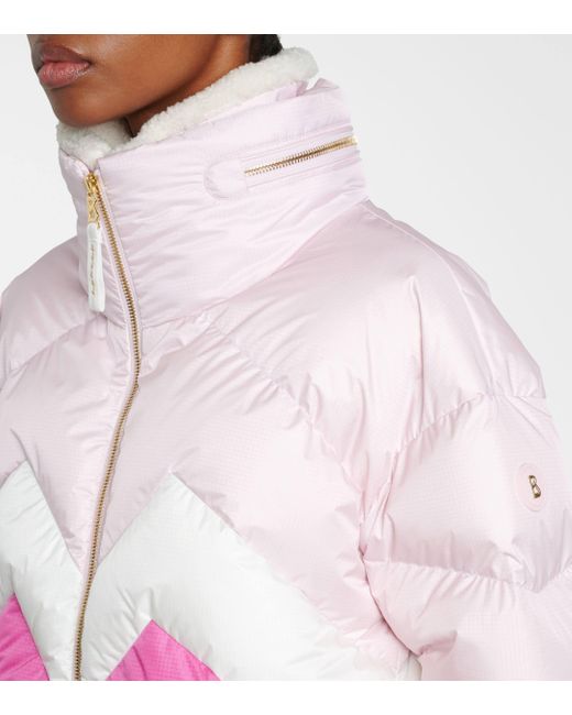 Bogner Pink Vanja Chevron Ski Jacket