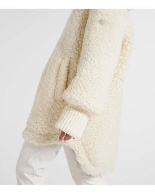 Goldbergh Natural Mantel Isabelle Aus Teddyfleece