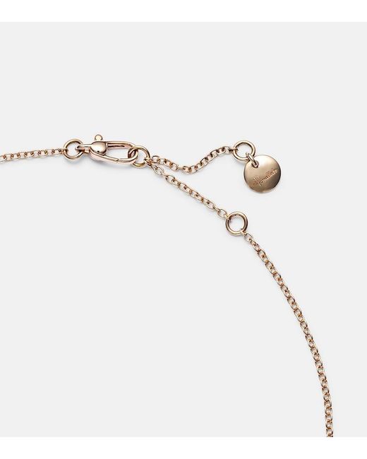Pomellato Metallic Pom Pom Dot 18Kt Rose Pendant Necklace With Gemstones