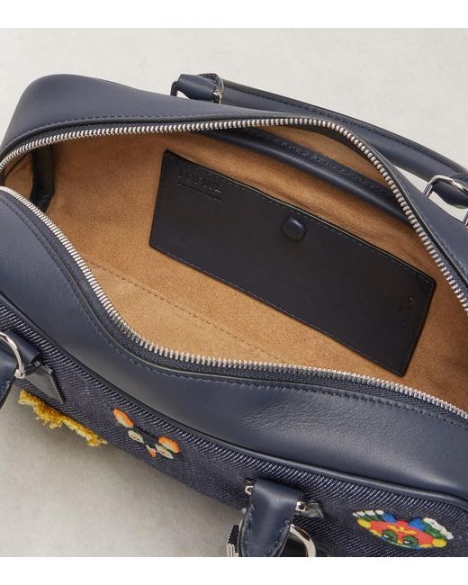 Loewe Blue X Louis Wain Tote Bag Amazona 23 Short