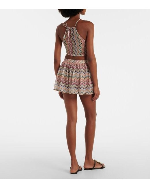Shorts En Zigzag Missoni de color Multicolor
