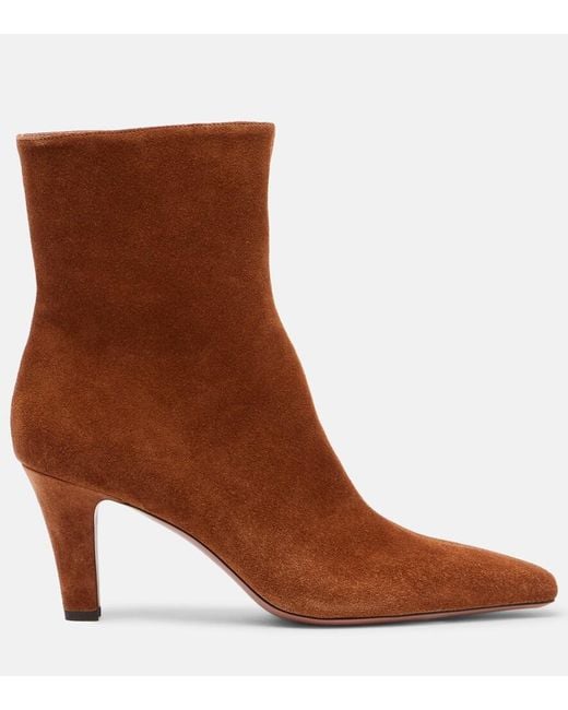 Paris Texas Brown Belle Suede Ankle Boots