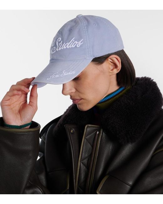 Cappello Da Baseball di Acne in White