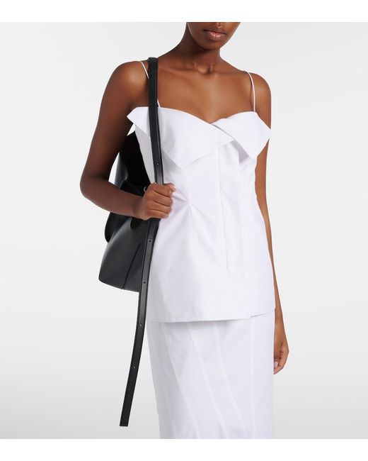 FFORME White Eilwen Cotton Poplin Top