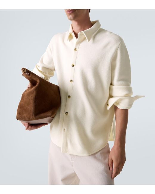 arch4 White Mr Young Cashmere Shirt for men