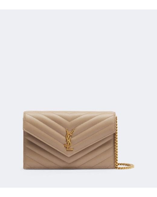 Borsa Cassandre Envelope di Saint Laurent in Natural