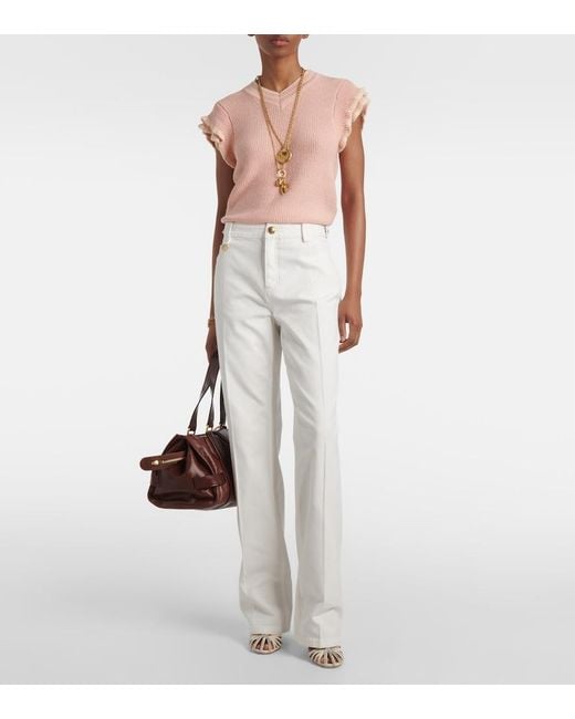 Chloé Pink Pastel Wool Vest