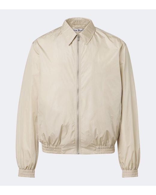 Acne Natural Logo Technical Jacket for men