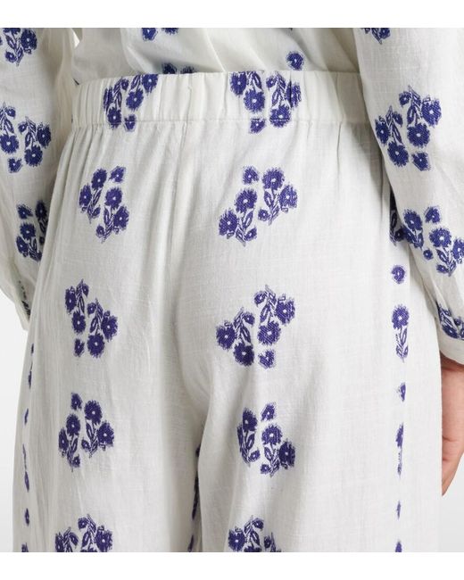 Velvet White Nellie Wide-Leg Pants