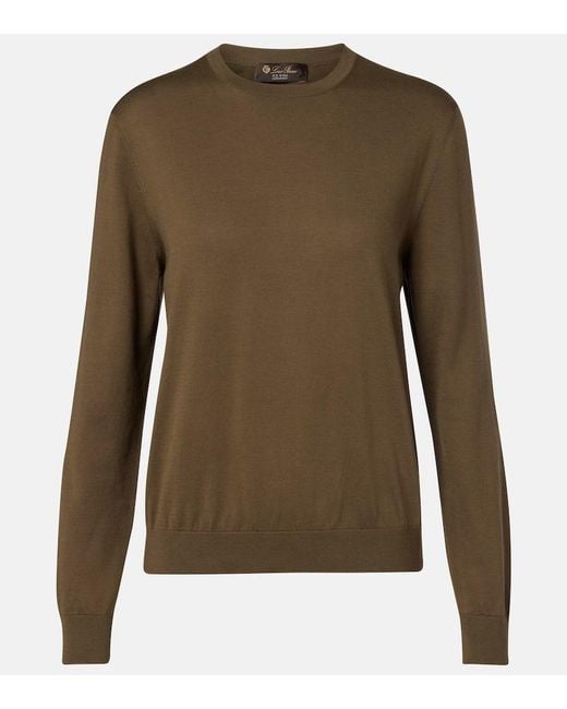 Jersey De Algodon Loro Piana de color Green