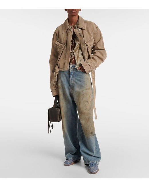 Baskets En Jean Acne en coloris Blue