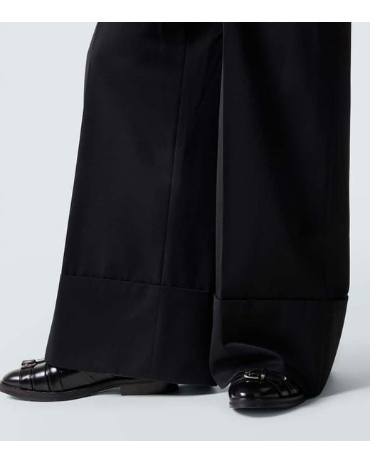 Simone Rocha Weite High-Rise-Hose in Black für Herren