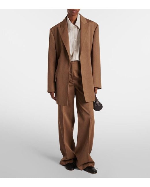 FFORME Brown Malina Virgin Wool Blazer